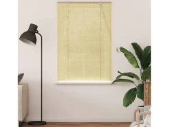 Persianas y opacas naturales 110 x 160 cm Bambú Marru00f3n Sale