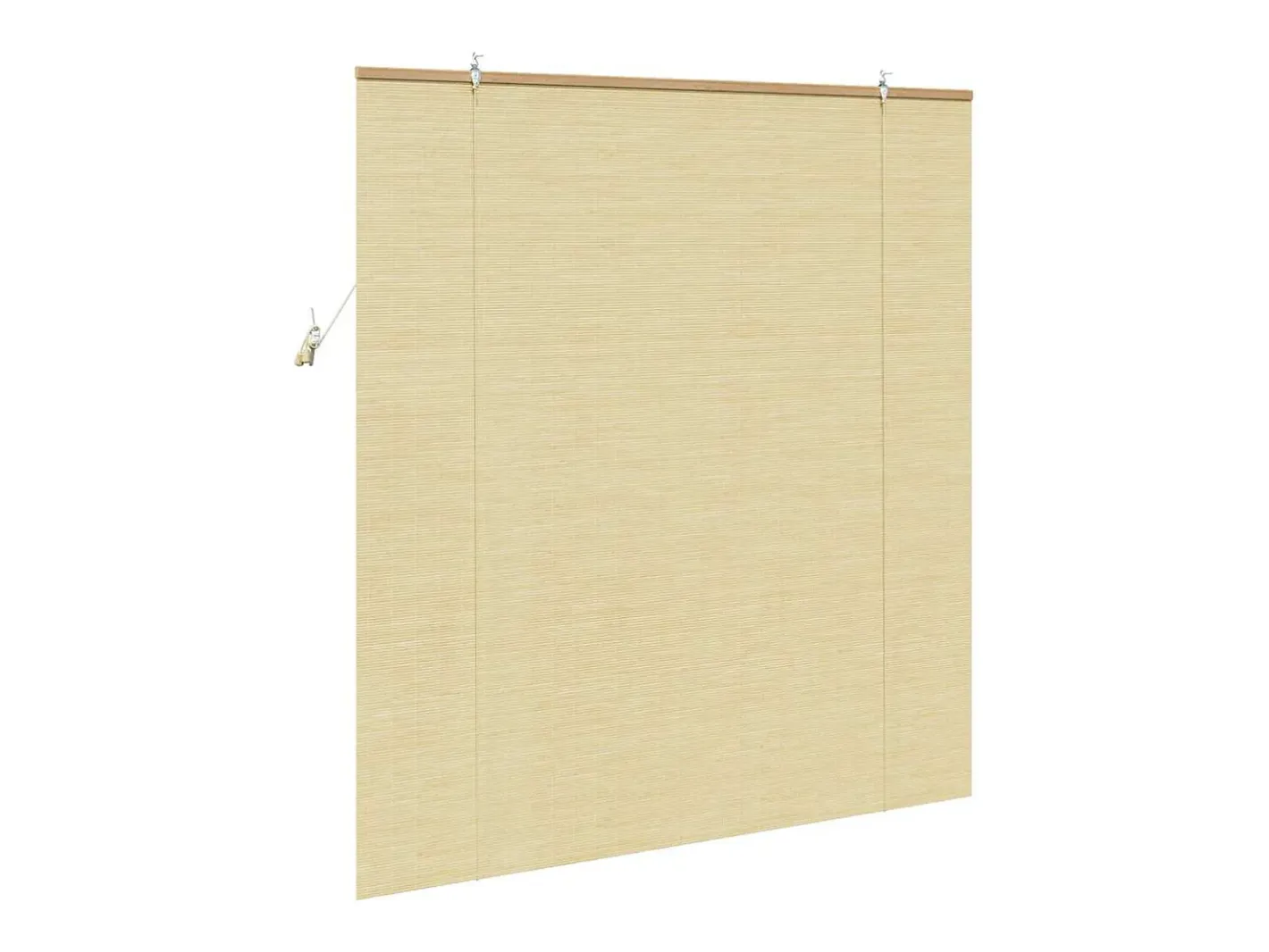 Sale Persianas y opacas naturales 150 x 160 cm Bambú Marru00f3n