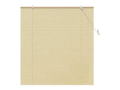 Sale Persianas y opacas naturales 150 x 160 cm Bambú Marru00f3n