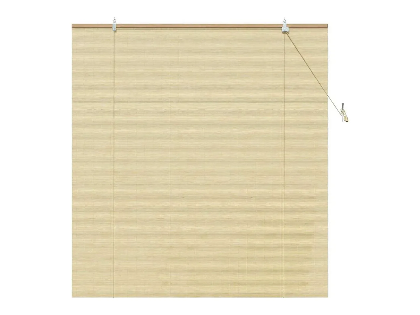 Sale Persianas y opacas naturales 150 x 160 cm Bambú Marru00f3n