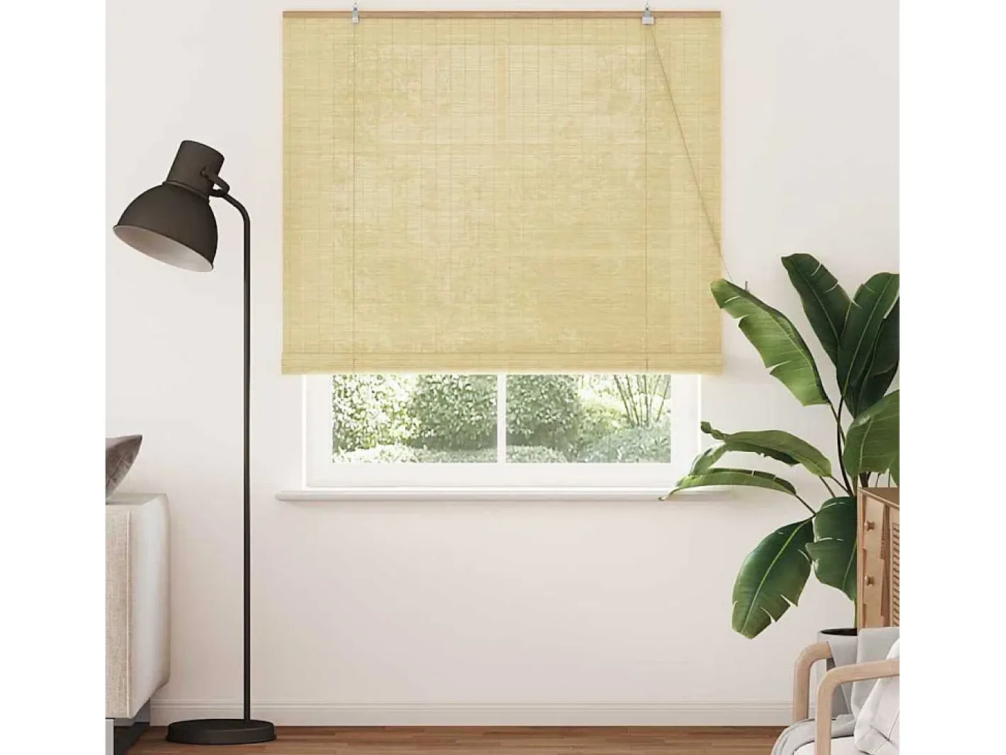 Best Persianas y opacas naturales 140 x 220 cm Bambú Marru00f3n