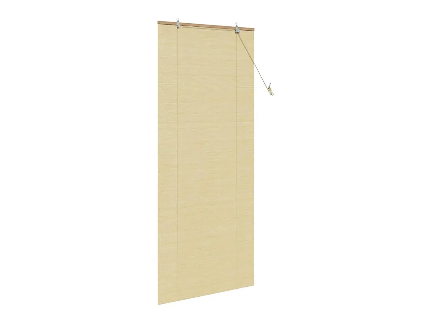 Outlet Persianas y opacas naturales 90 x 220 cm Bambú Marru00f3n