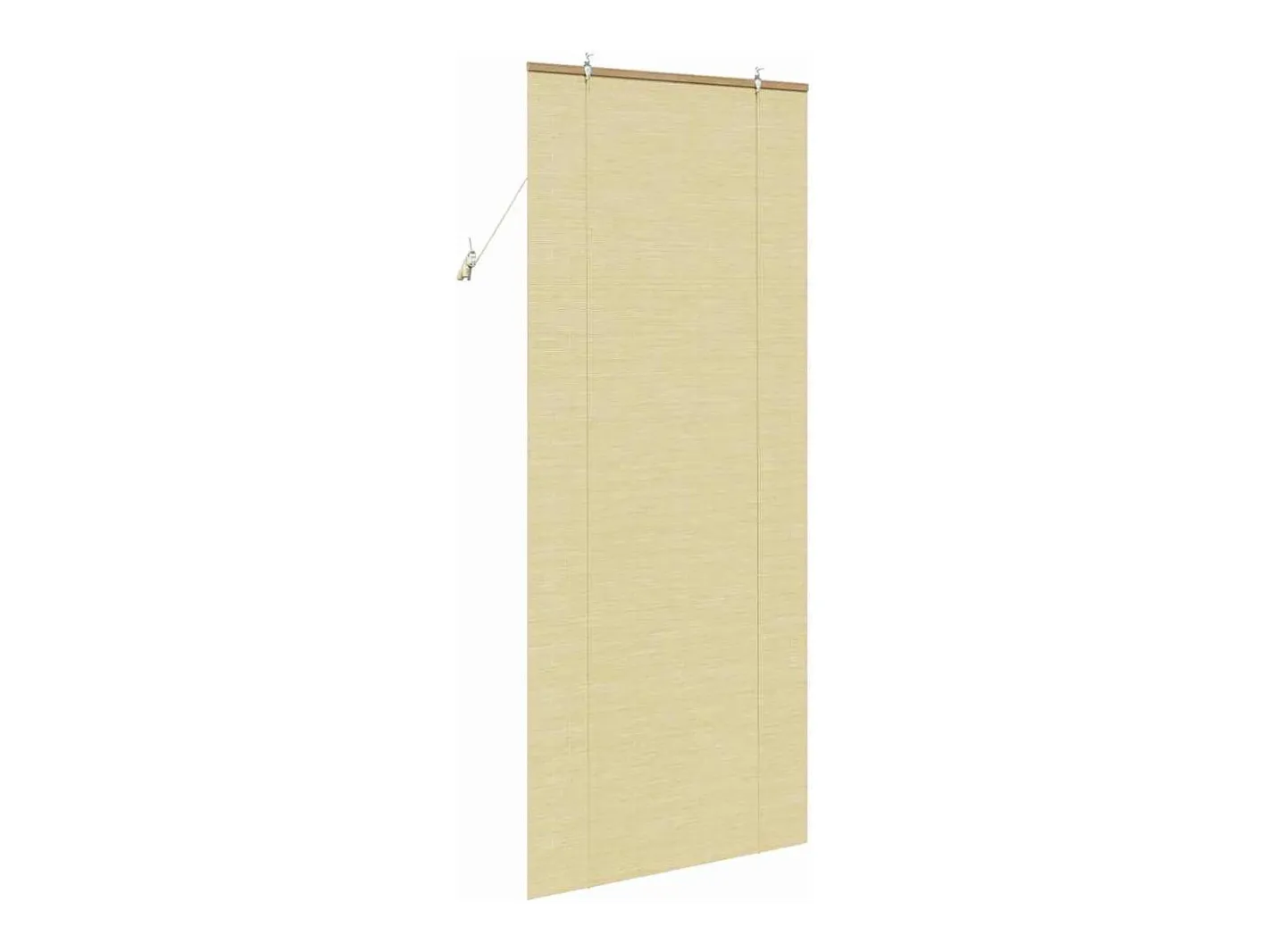 Outlet Persianas y opacas naturales 90 x 220 cm Bambú Marru00f3n
