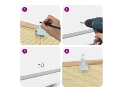 Best Persianas y opacas naturales 120 x 160 cm Bambú Marru00f3n