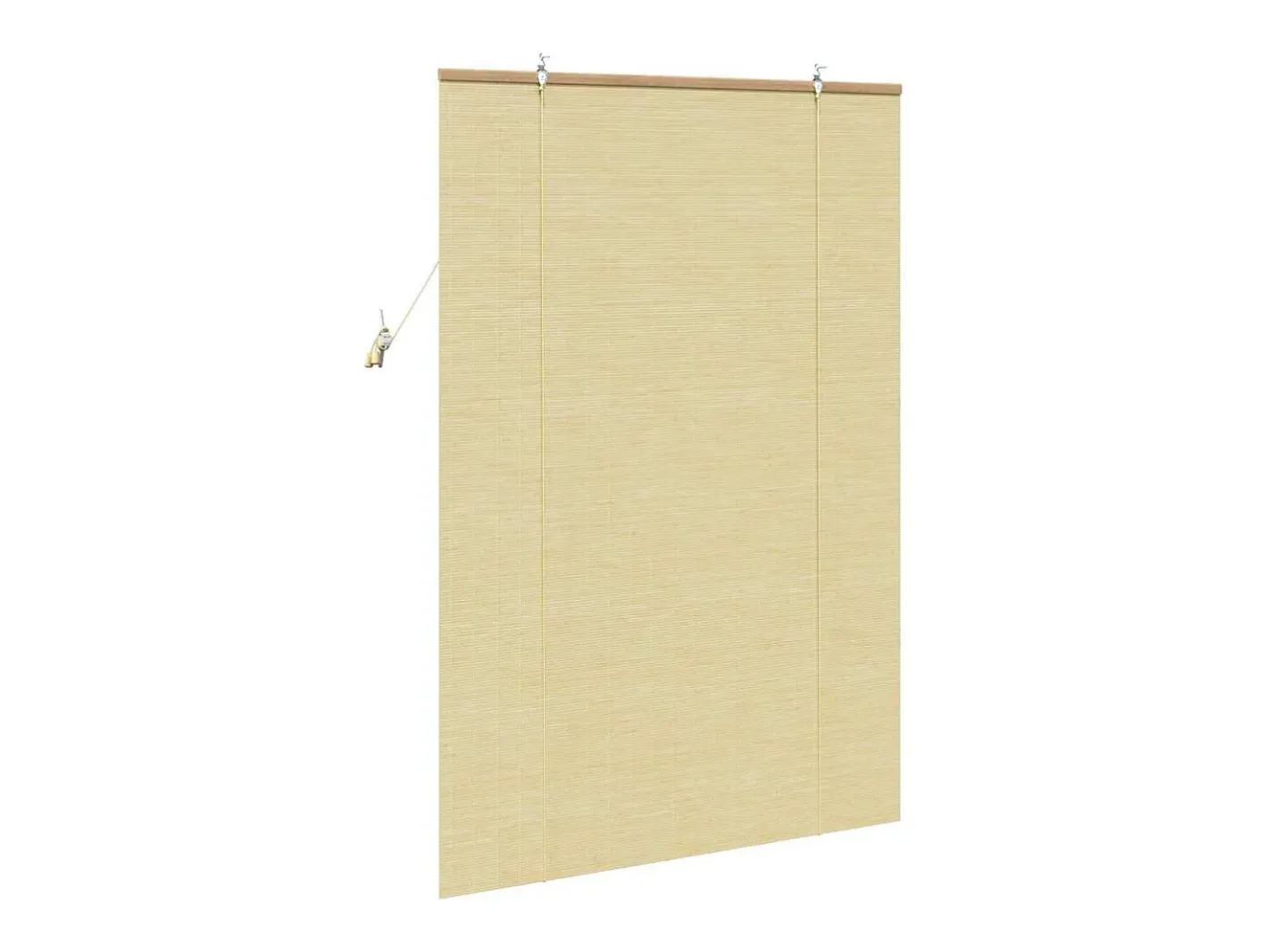 Best Persianas y opacas naturales 120 x 160 cm Bambú Marru00f3n