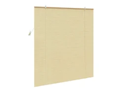 New Persianas y opacas naturales 140 x 160 cm Bambú Marru00f3n