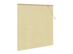 New Persianas y opacas naturales 140 x 160 cm Bambú Marru00f3n