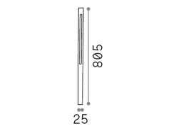 Sale Ideal Lux Piantana Moderna Jedi Metallo Nero Led 12W 3000K Luce Calda Blanco