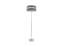 New AKUNADECOR Pie Salon Tricolor Topo/beis/negro Con1luz Modelo Karla Plateado