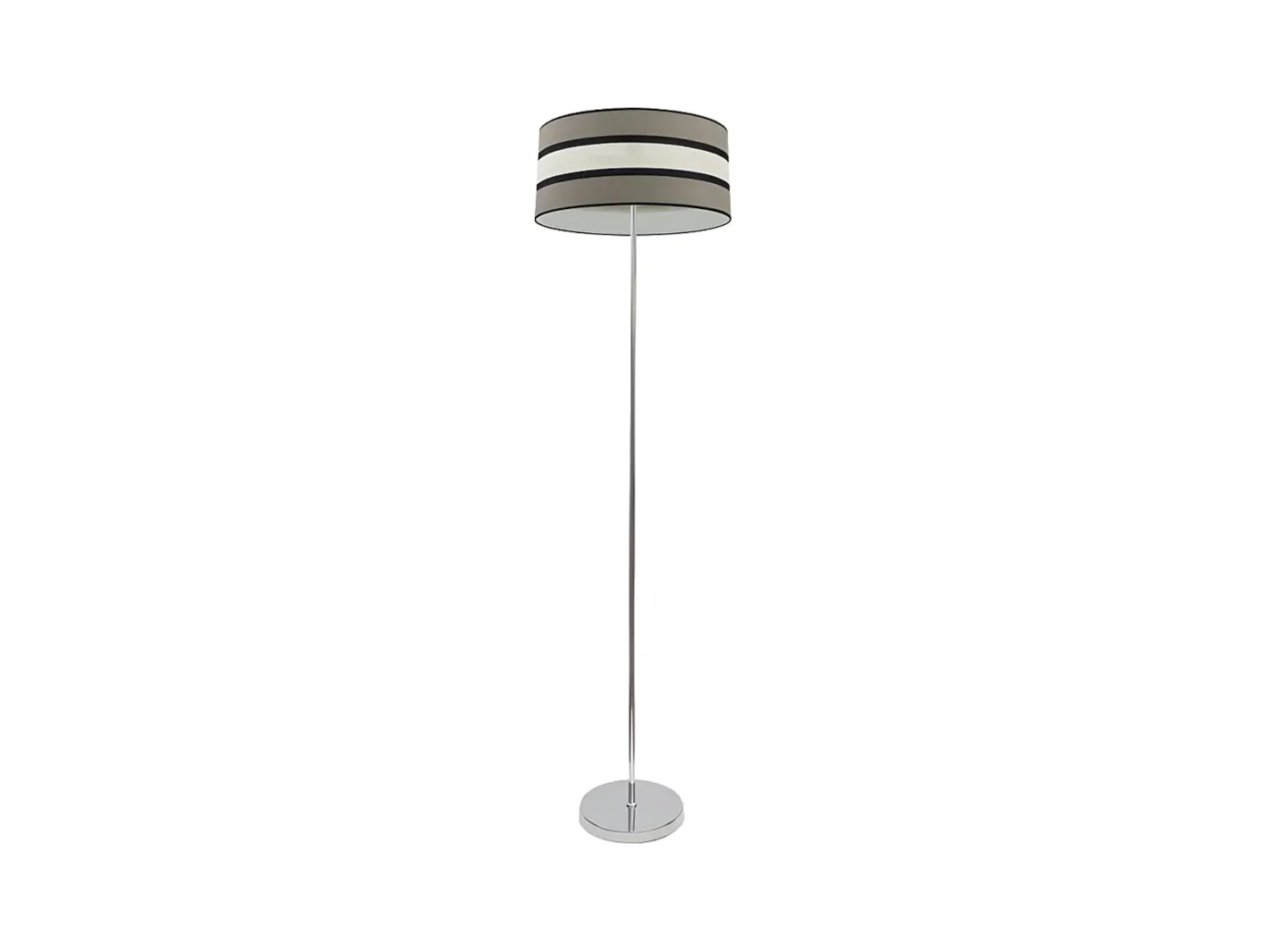 New AKUNADECOR Pie Salon Tricolor Topo/beis/negro Con1luz Modelo Karla Plateado
