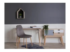 Piel de cordero 50x85 cm Gris Best