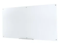 Póster-Pizarra Magnética de Cristal SucceBuy, 182,9x91,5 cm, Borrado en Seco Sin Marco Blanco