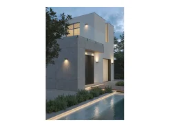 Hot Pla Bianca - Aplique de pared LED de 35 W con interruptor CCT, 2700 K/3200 K/4000 K, aluminio, luz de pared ascendente - Beneito & Faure Blanco