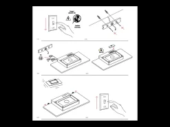 Sale Pla XL - Aplique de pared LED de 35 W con interruptor CCT 2700K/3200K/4000K en aluminio, aplique de pared con luz ascendente - Beneito & Faure Negro