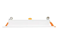 Ledkia Placa LED 10W Cuadrada CCT Seleccionable Microprismático Corte 110x110 mm No Flicker 2700K - 4000K - 6000K Seleccionable (Cálido-Neutro-Frío) Blanco Hot