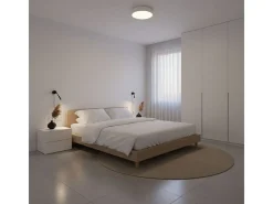 Lámpara Suspendida-Plafón Bilac Lumit 38W diseño redondo con 3 colores LED Ø40 cm Blanco