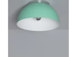 Ledkia Plafón Circular Aluminio Ø305 mm Bosco Silver Verde Celadón Multicolor