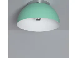 Ledkia Plafón Circular Aluminio Ø305 mm Bosco Silver Verde Celadón Multicolor