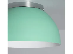 Ledkia Plafón Circular Aluminio Ø305 mm Bosco Silver Verde Celadón Multicolor