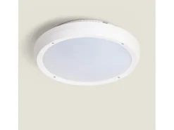 Ledkia Plafón Circular para Exterior Ø300 mm IP65 Curio Blanco Blanco Multicolor Online