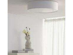 Ledkia Plafón-Plafón Circular Tela Ø500 mm Ranj Blanco Multicolor