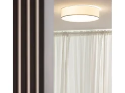 Ledkia Plafón-Plafón Circular Tela Ø500 mm Ranj Blanco Multicolor