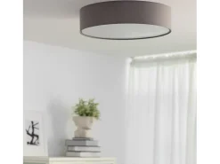Best Ledkia Plafón Circular Tela Ø500 mm Ranj Gris Multicolor