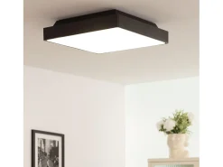 Ledkia Plafón Cuadrado para Exterior IP65 Julius Negro Multicolor Clearance