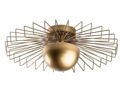 OZAIA Plafón de alambre metálico - - Al. 24 x Ø 60 cm - ZYMA Dorado