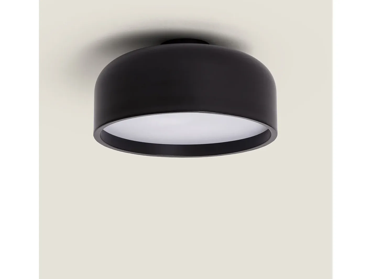 Online Ledkia Plafón de Techo Metal Lumpur Negro