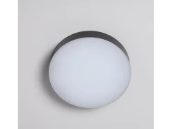 Outlet Ledkia Plafón Exterior LED 21W Circular para Exterior Ø320 mm Juno IP65 4000K Blanco Neutro Negro