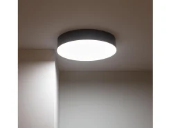 Outlet Ledkia Plafón Exterior LED 21W Circular para Exterior Ø320 mm Juno IP65 4000K Blanco Neutro Negro