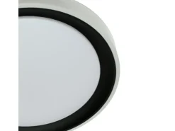 Plafón Kigali Bel Air 72W luz LED 6480 lm con mando regulador blanco/ Ø50x7 cm Negro Sale