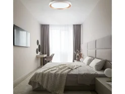Plafón Kigali mini Bel Air 48W luz LED 4800 lm con mando regulador Ø40 cm Dorado Sale