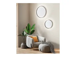 Online Plafón LED EDGE titanio 66W Perenz en aluminio Gris