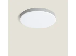 New Ledkia Plafón LED Exterior 24W Circular Ø220 mm Regulable Gris Multicolor