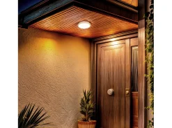Ledkia Plafón LED para Exterior 19-28W CCT Seleccionable Regulable Ø300 mm SwitchDimm Seleccionable (Cálido-Neutro) Multicolor
