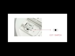 Outlet Plafón LED redondo 25W CCT Switch IP54 Blanco
