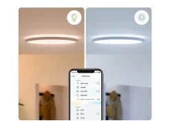 Ledkia Plafón LED Regulable CCT Smart WiFi + Bluetooth 14W WiZ 2700K - 6500K Blanco