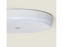 Ledkia Plafón-Plafón LED 18W Circular Ø290 mm con Sensor de Movimiento PIR Blanco Multicolor