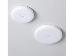 Ledkia Plafón-Plafón LED 18W Circular Ø290 mm con Sensor de Movimiento PIR Blanco Multicolor