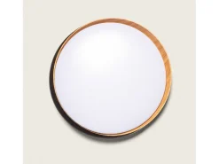 Ledkia Plafón-Plafón LED 28W Circular Ø420 mm CCT Seleccionable Nil Negro
