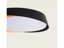 Ledkia Plafón-Plafón LED 28W Circular Ø420 mm CCT Seleccionable Nil Negro