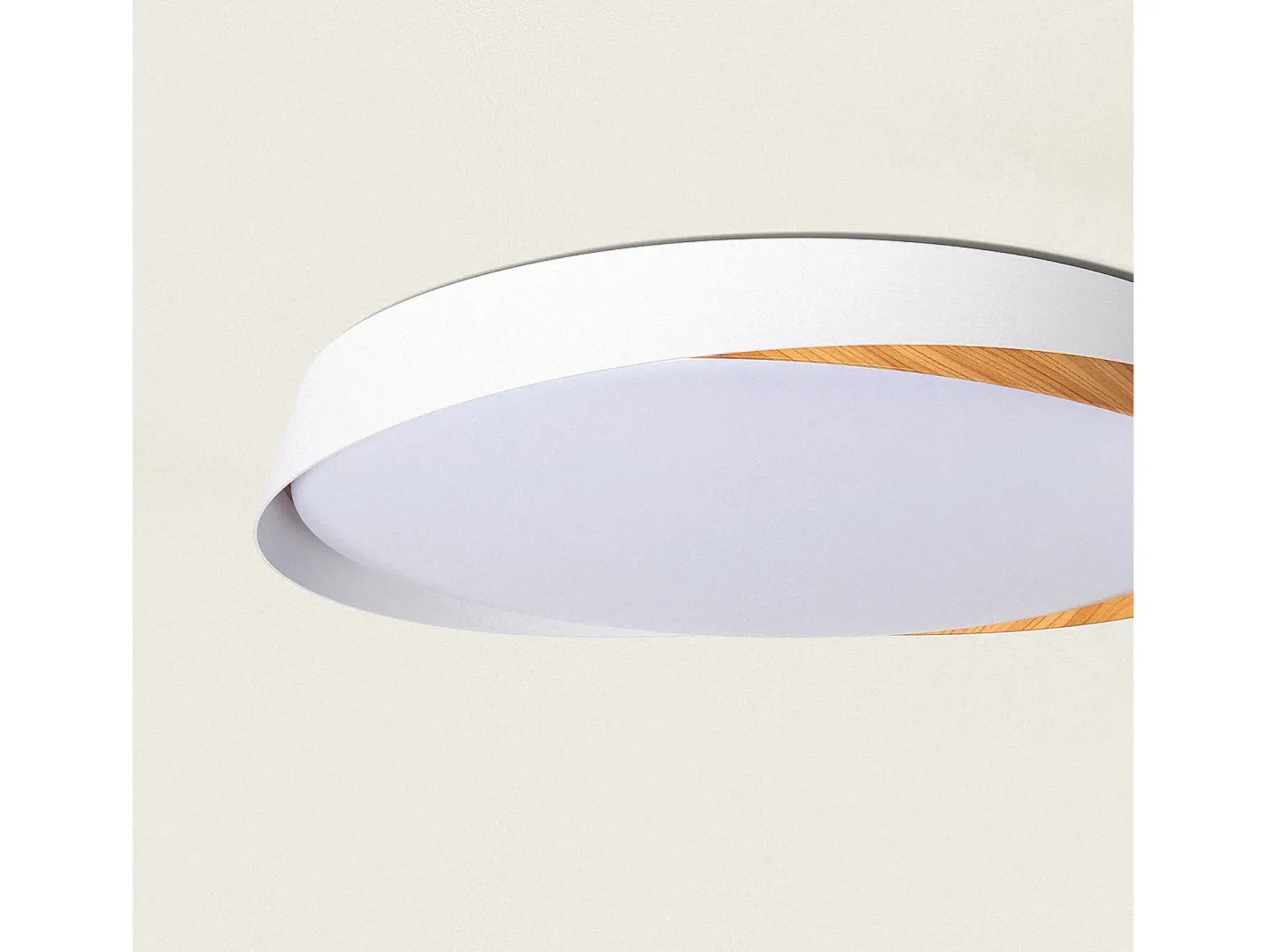 Outlet Ledkia Plafón LED 36W Circular Ø520 mm CCT Seleccionable Nil Blanco