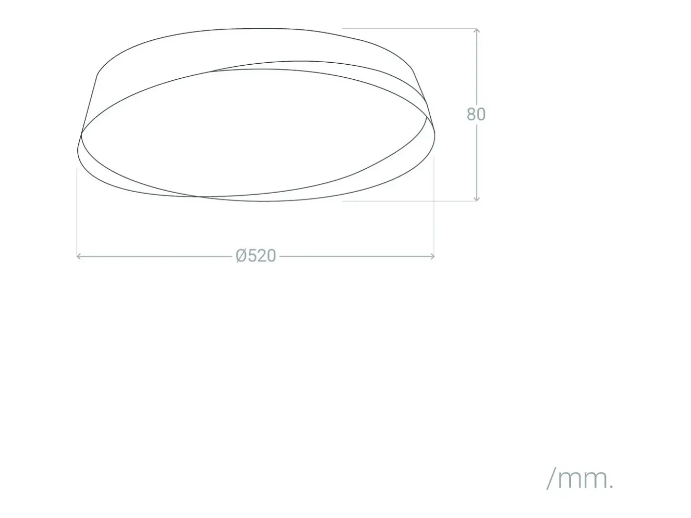 Outlet Ledkia Plafón LED 36W Circular Ø520 mm CCT Seleccionable Nil Blanco