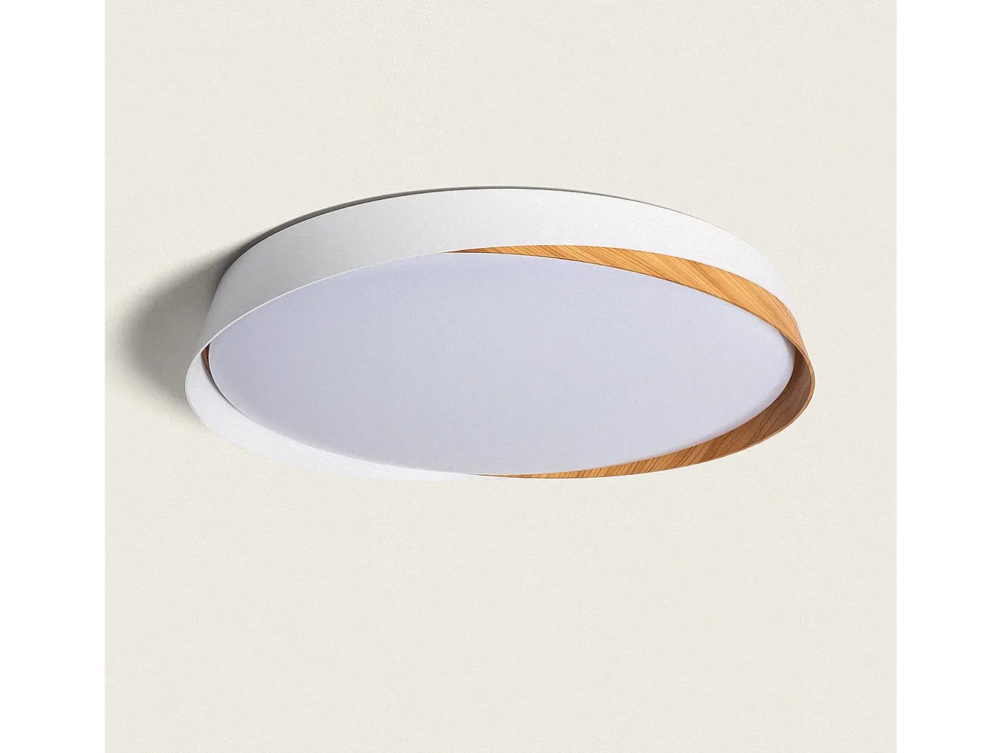 Outlet Ledkia Plafón LED 36W Circular Ø520 mm CCT Seleccionable Nil Blanco