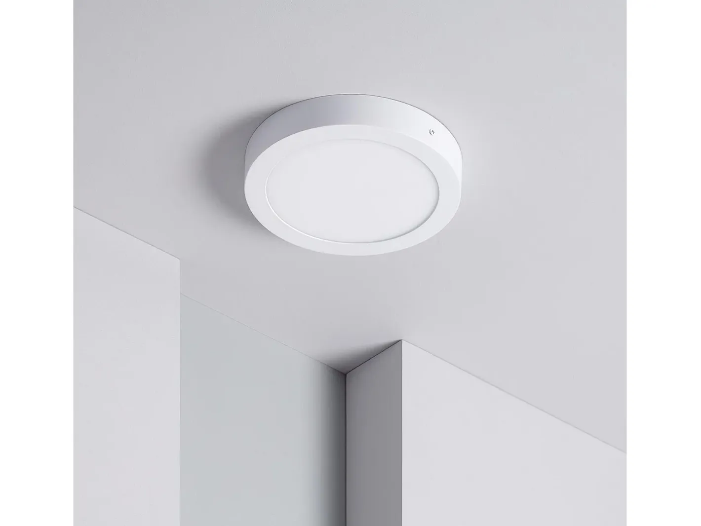 Ledkia Plafón LED 18W Circular Ø225 mm 6000K Blanco Frío Multicolor Sale