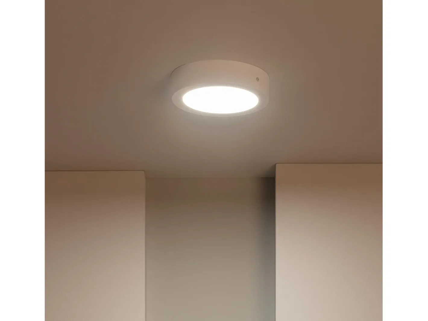 Ledkia Plafón-Plafón LED 12W Circular Ø170 mm 3000K Blanco Cálido Multicolor