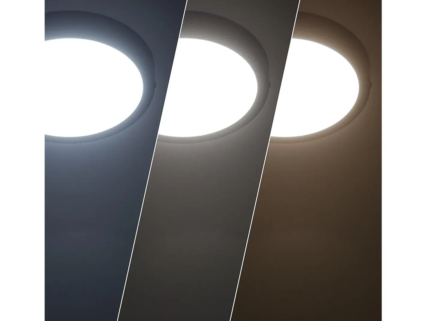 Ledkia Plafón LED 18W Circular Aluminio Ø210 mm Slim CCT Seleccionable Galán SwitchDimm Negro Multicolor New