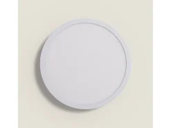 Ledkia Plafón-Plafón LED 24W Circular Aluminio Ø280 mm Slim CCT Seleccionable Galán SwitchDimm Blanco Multicolor